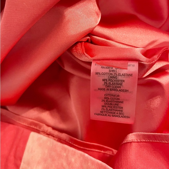 Tahari Women’s Pink Red Ombré Abstract Print Pencil Skirt Size A (S/4-6) Lined - Picture 11 of 11